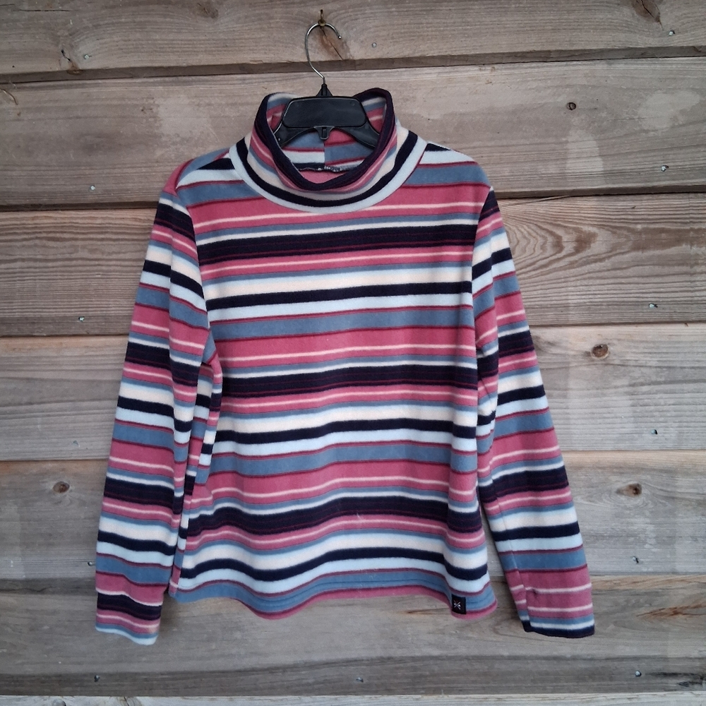 Mountain & Isles Fleece Turtleneck Top